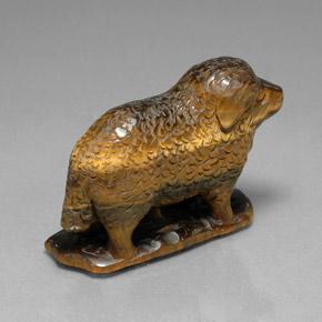 9,17 ctw natürlicher Mehrfarbig Tigerauge, Ausgefallene Form, Lichtundurchlässig