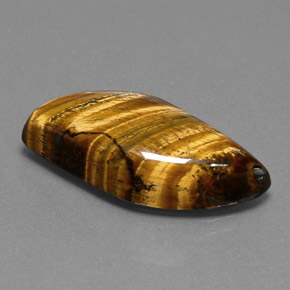 9,17 ctw natürlicher gold-braun Tigerauge, Ausgefallene Form, Lichtundurchlässig