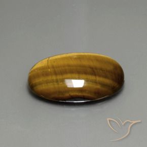 9,17 ctw natürlicher gold-braun Tigerauge, Oval, Lichtundurchlässig