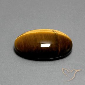 9,17 ctw natürlicher Mittel braun Tigerauge, Oval, Lichtundurchlässig