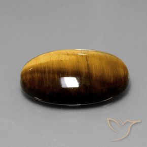 9,17 ctw natürlicher Warmes Braun Tigerauge, Oval, Lichtundurchlässig