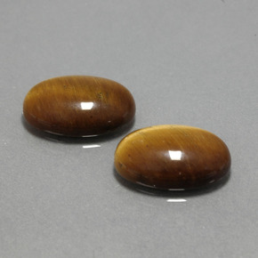  ct natürliche brauner Tiger's Eye-Edelsteine, Oval Schliff, Lichtundurchlässig