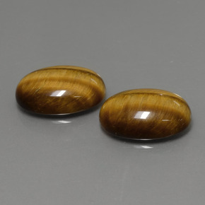  ct natürliche brauner Tiger's Eye-Edelsteine, Oval Schliff, Lichtundurchlässig