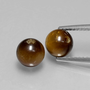  ct natürliche brauner Tiger's Eye-Edelsteine, Sphäre / Kugel, Lichtundurchlässig