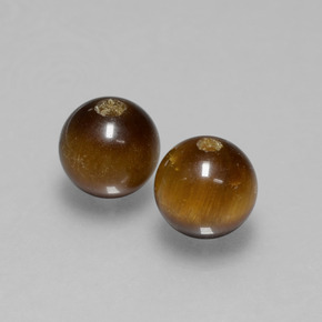  ct natürliche brauner Tiger's Eye-Edelsteine, Sphäre / Kugel, Lichtundurchlässig
