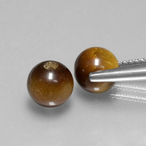  ct natürliche brauner Tiger's Eye-Edelsteine, Sphäre / Kugel, Lichtundurchlässig