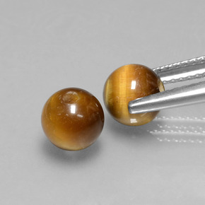  ct natürliche gold-braun Tigerauge-Edelsteine, Kugel / Ball, Lichtundurchlässig