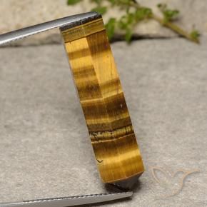 9,17 ctw natürlicher gelblich-braun Tigerauge, Fantasie, Lichtundurchlässig