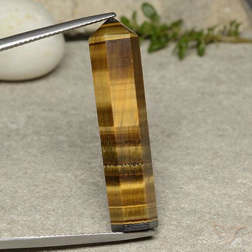 19.94ct Natürlicher gold-braun Tigerauge, Fantasie, Lichtundurchlässig