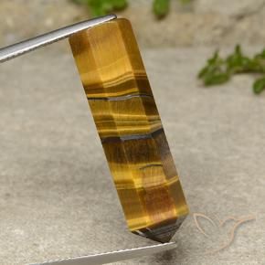 9,17 ctw natürlicher gold-braun Tigerauge, Fantasie, Lichtundurchlässig
