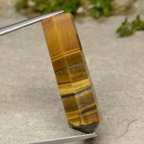 9,17 ctw natürlicher Mittel braun Tigerauge, Fantasie, Lichtundurchlässig