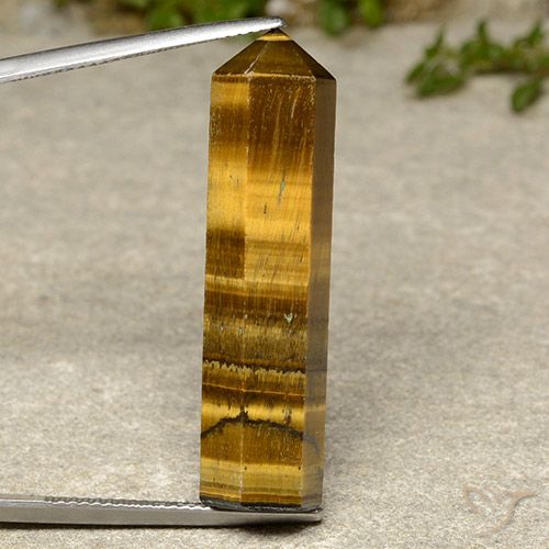 23.11ct Natürlicher gold-braun Tigerauge, Fantasie, Lichtundurchlässig