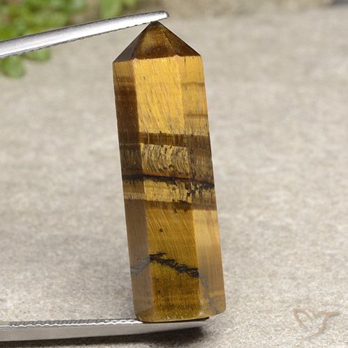 20.59ct Natürlicher gold-braun Tigerauge, Fantasie, Lichtundurchlässig