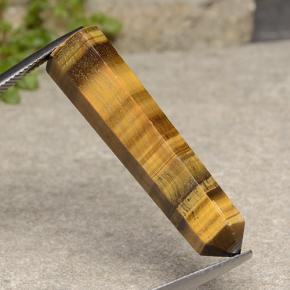 9,17 ctw natürlicher gold-braun Tigerauge, Ausgefallene Form, Lichtundurchlässig