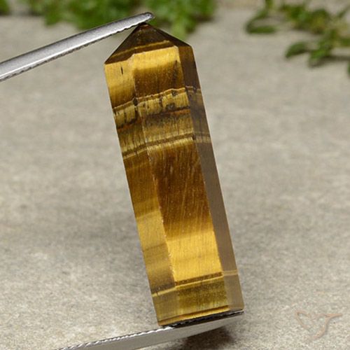 21.13ct Natürlicher gold-braun Tigerauge, Fantasie, Lichtundurchlässig