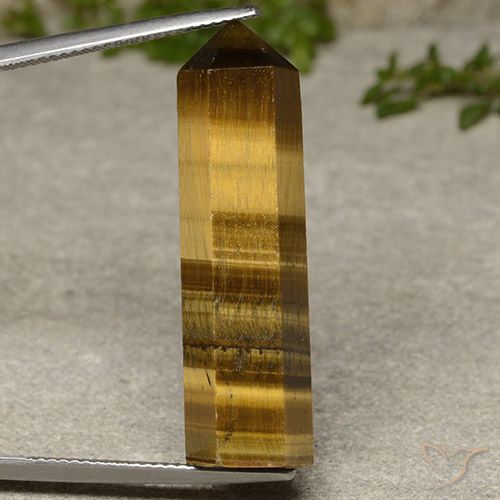 23.42ct Natürlicher gold-braun Tigerauge, Fantasie, Lichtundurchlässig