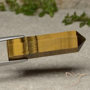 9,17 ctw natürlicher gold-braun Tigerauge, Fantasie, Lichtundurchlässig
