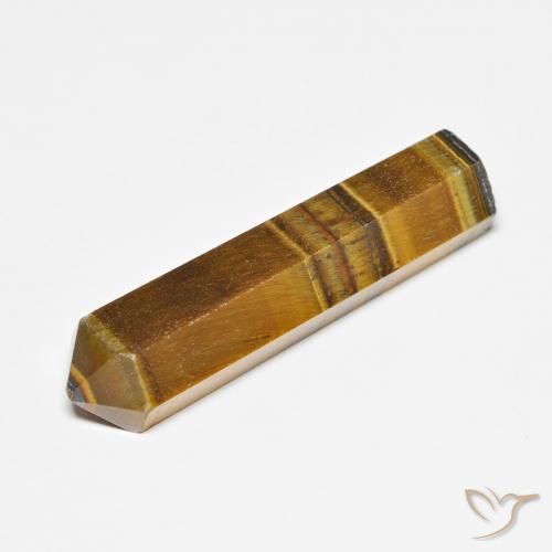 19.10ct Natürlicher hellbraun Tigerauge, Fantasie, Lichtundurchlässig