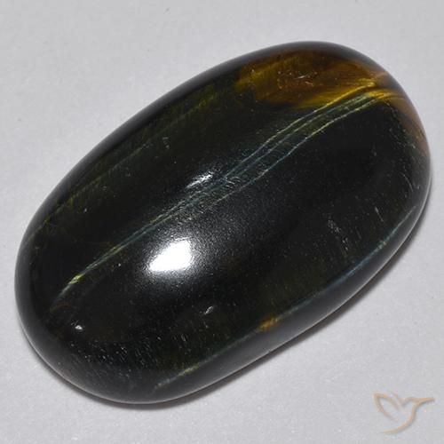 9,17 ctw natürlicher gold-braun Tigerauge, Oval, Lichtundurchlässig
