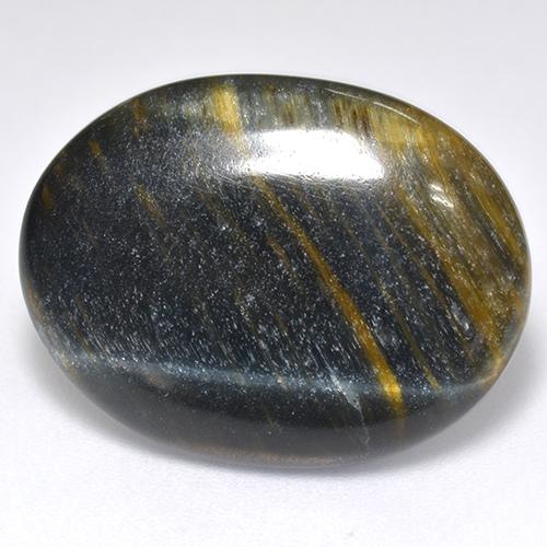 9,17 ctw natürlicher Mehrfarbig Tigerauge, Oval Schliff, Lichtundurchlässig