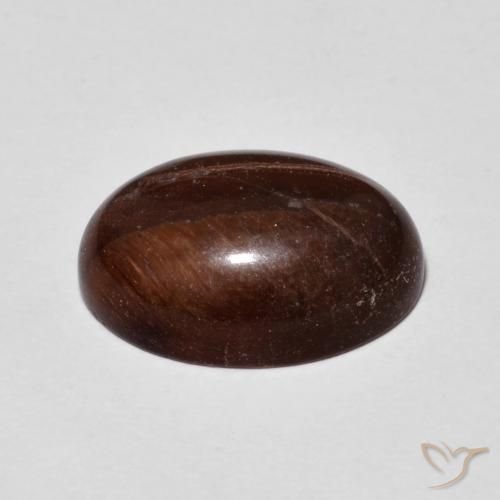 9,17 ctw natürlicher rötlich-braun Tigerauge, Oval, Lichtundurchlässig