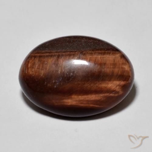 9.88ct Natürlicher Lebkuchen braun Tigerauge, Oval, Lichtundurchlässig