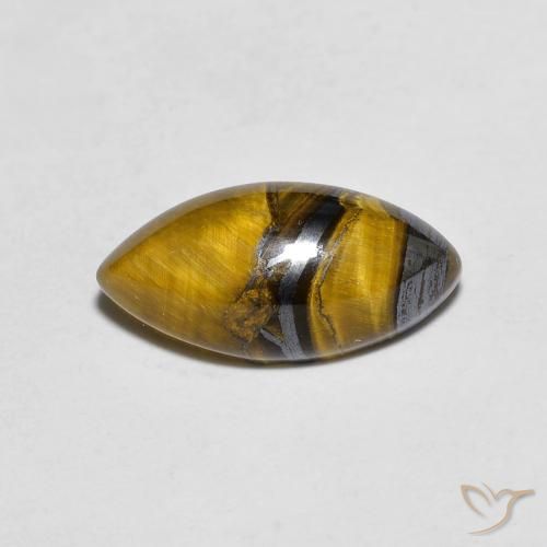 9,17 ctw natürlicher gold-braun Tigerauge, Marquise, Lichtundurchlässig