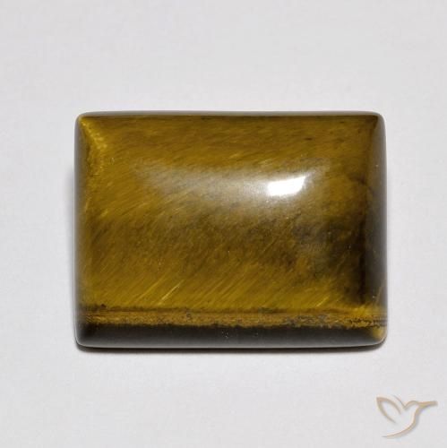 9.29ct Natürlicher Medium Dark-Brown Tigerauge, Baguette, Lichtundurchlässig
