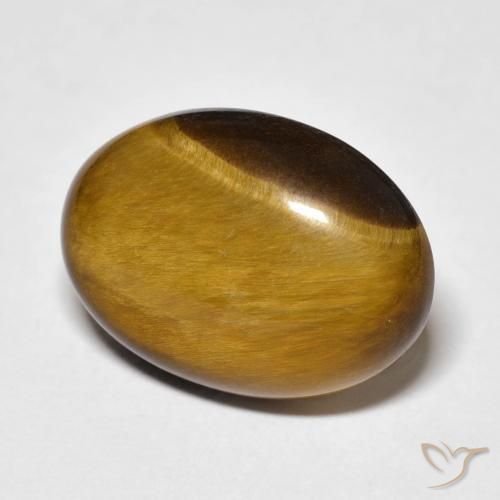 9,17 ctw natürlicher gold-braun Tigerauge, Oval, Lichtundurchlässig