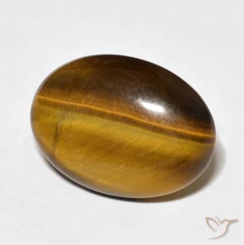 9,17 ctw natürlicher Warmes Braun Tigerauge, Oval, Lichtundurchlässig