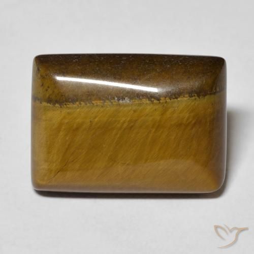11.12ct Natürlicher Mittel braun Tigerauge, Baguette, Lichtundurchlässig
