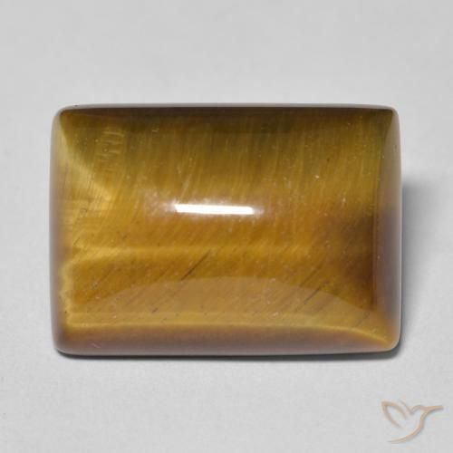 13.33ct Natürlicher Mittel braun Tigerauge, Baguette, Lichtundurchlässig