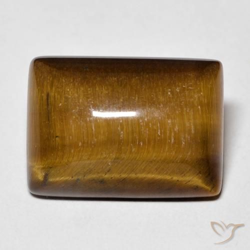 13.64ct Natürlicher Warmes Braun Tigerauge, Baguette, Lichtundurchlässig