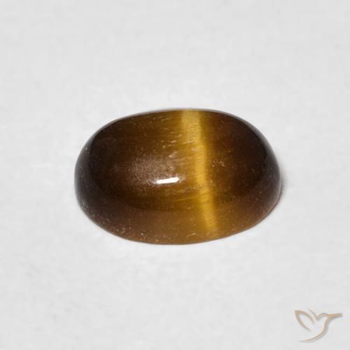 9,17 ctw natürlicher gold-braun Tigerauge, Oval, Lichtundurchlässig