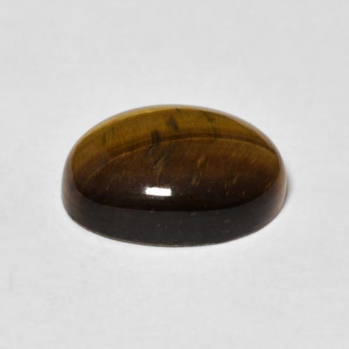 9,17 ctw natürlicher gold-braun Tigerauge, Oval, Lichtundurchlässig