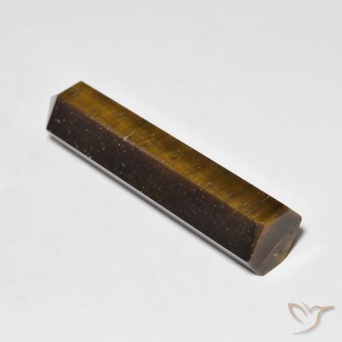 9,17 ctw natürlicher Hickory Braun Tigerauge, Fantasie, Lichtundurchlässig