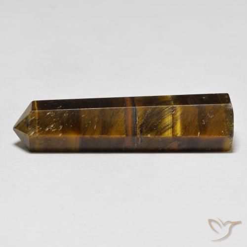 26,11 ctw natürlicher brauner Tiger's Eye, Fantasieschliff, Lichtundurchlässig