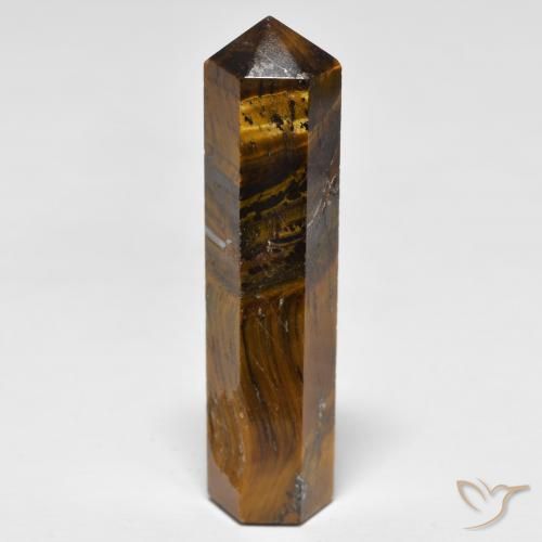 29.67ct Natürlicher Medium Dark-Brown Tigerauge, Fantasie, Lichtundurchlässig