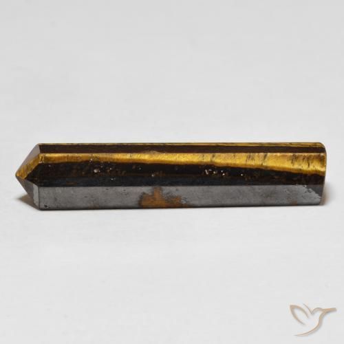 17.06ct Natürlicher Warmes Braun Tigerauge, Fantasie, Lichtundurchlässig