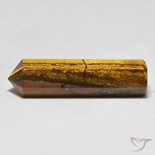24.00ct Natürlicher Warmes Braun Tigerauge, Fantasie, Lichtundurchlässig