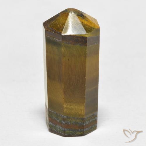 16.04ct Natürlicher gold-braun Tigerauge, Fantasie, Lichtundurchlässig