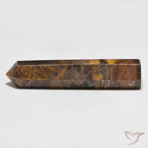 29.75ct Natürlicher gelblich-braun Tigerauge, Fantasie, Lichtundurchlässig
