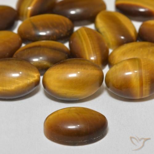 9,17 ctw natürlicher Warmes Braun Tigerauge, Oval, Lichtundurchlässig
