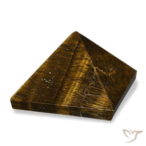 9,17 ctw natürlicher Lebkuchen braun Tigerauge, Quadrat, Lichtundurchlässig