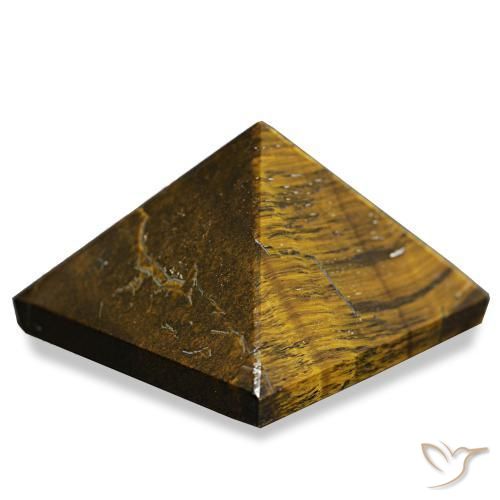 9,17 ctw natürlicher Lebkuchen braun Tigerauge, Quadrat, Lichtundurchlässig