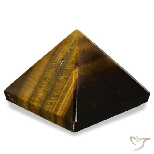 9,17 ctw natürlicher gelblich-braun Tigerauge, Quadrat, Lichtundurchlässig