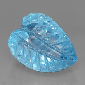 39,36 ctw natürlicher blauer Topas, Transparent, Transparent / Lichtdurchlässig
