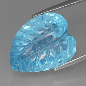39,36 ctw natürlicher blauer Topas, Transparent, Transparent / Lichtdurchlässig