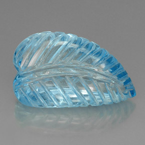 44,87 ctw natürlicher blauer Topas, Transparent, Transparent / Lichtdurchlässig