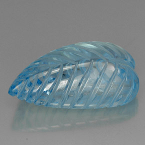 44,87 ctw natürlicher blauer Topas, Transparent, Transparent / Lichtdurchlässig